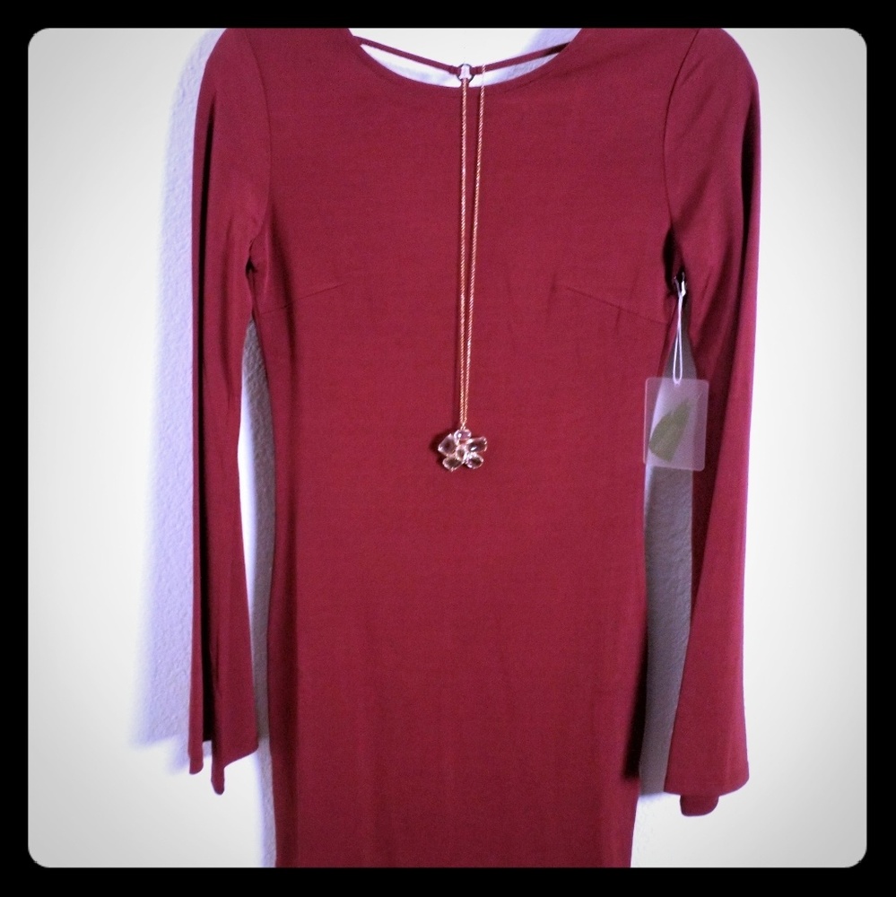 Forever 21 Bellsleeved Bodycon Dress